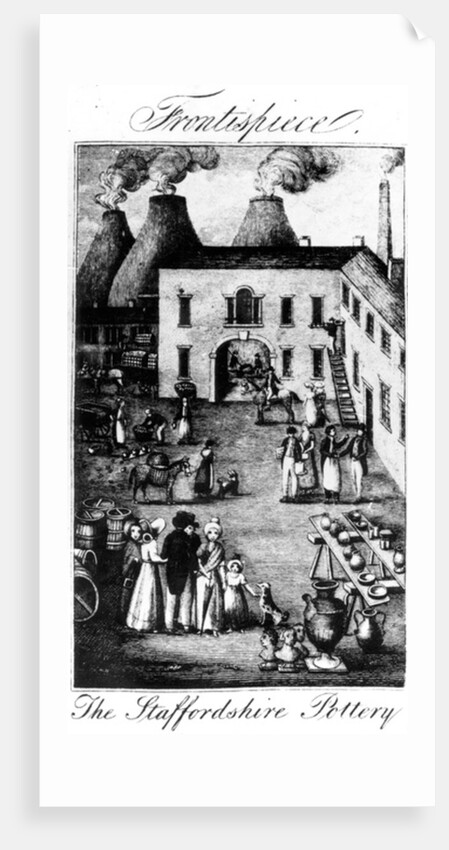 The Staffordshire Pottery, taken from , 1827 by English School