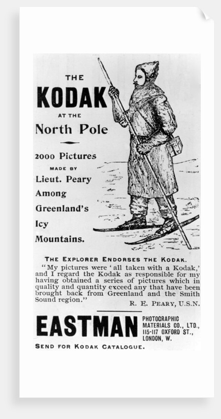 The Explorer Endorses Kodak,1893 by English School