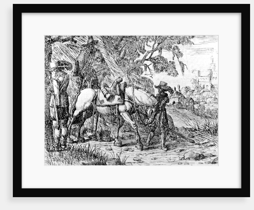 Two Riders Resting, by Hendrik Vershuring, 1627-1690 by Dutch School