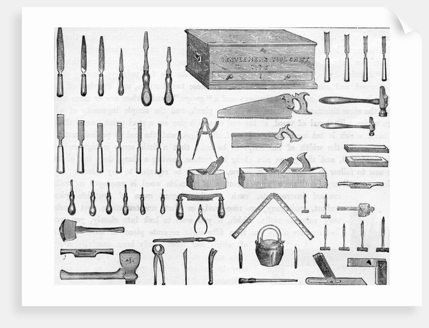 Gentleman's Tool Chest no.6, 19th Century by English School