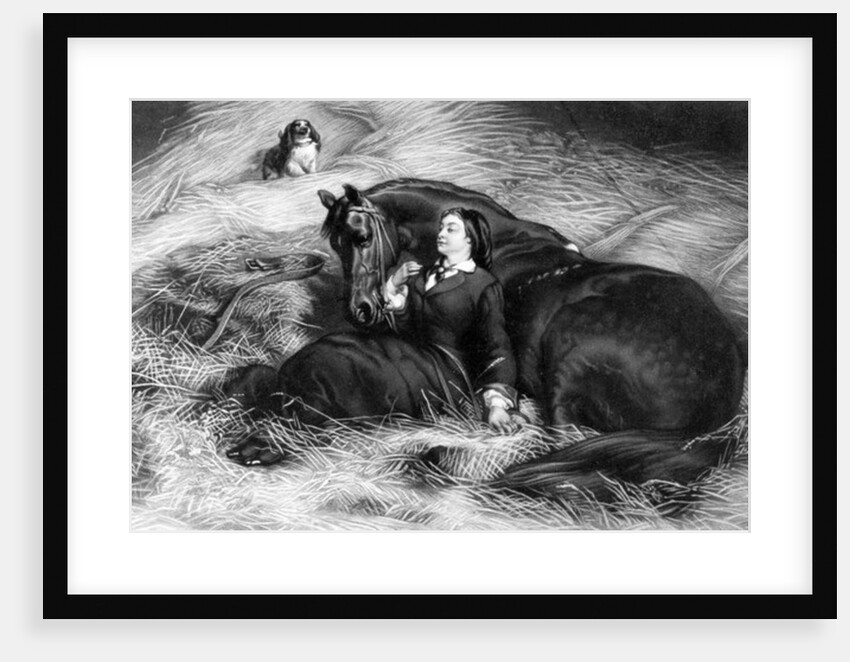 Illustration from 'Girl with Horse', after Rosa Bonheur, 19th Century by English School