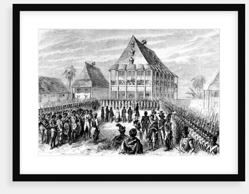 The Arrival of Madame Pfeiffer by Queen Ranavaio, 1846-1848 by Dutch School