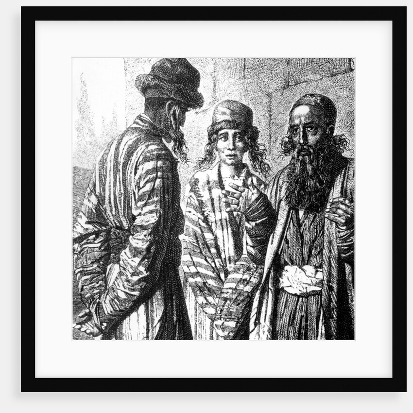 The Jews of Tashkent from 'The World in Your Hands', 1878 by English School