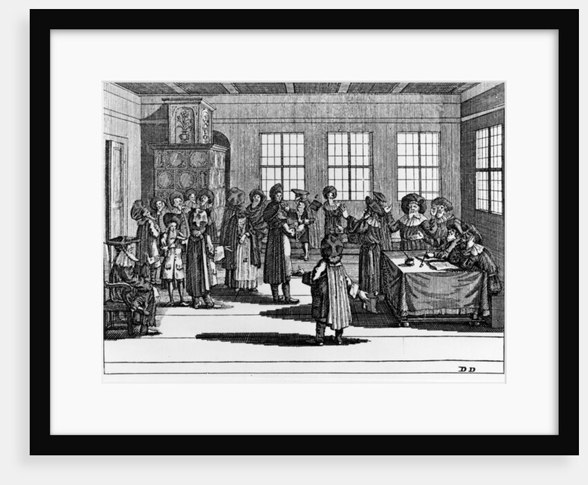 Illustration taken from the 'Jüdisches Ceremonial, oder Beschreibung dererjenigen Gebrduche' by Paul Christian Kirchner, 1724 by German School