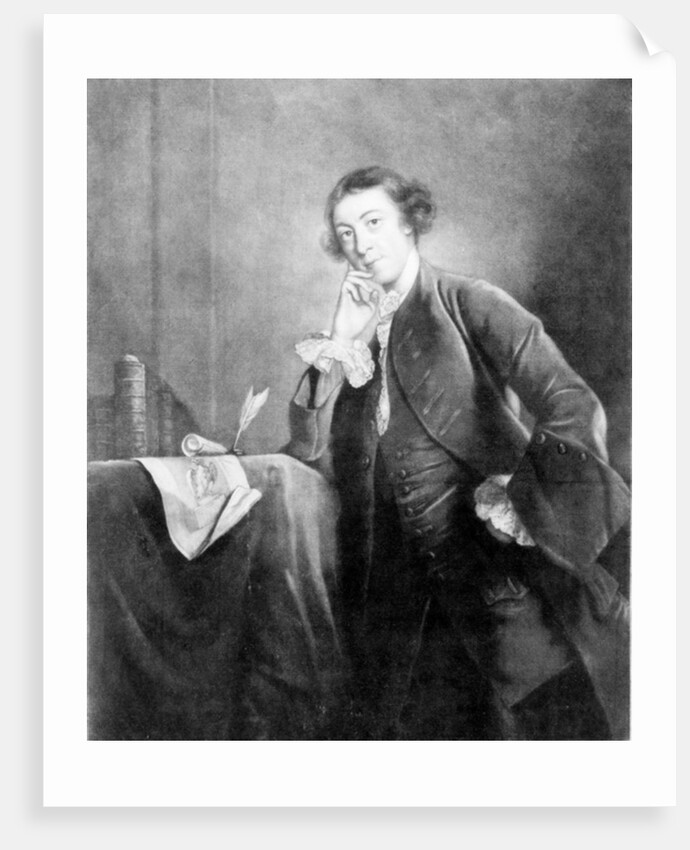 Horace Walpole, by James McArdel after a portrait by Joshua Reynolds, 18th Century by Joshua Reynolds