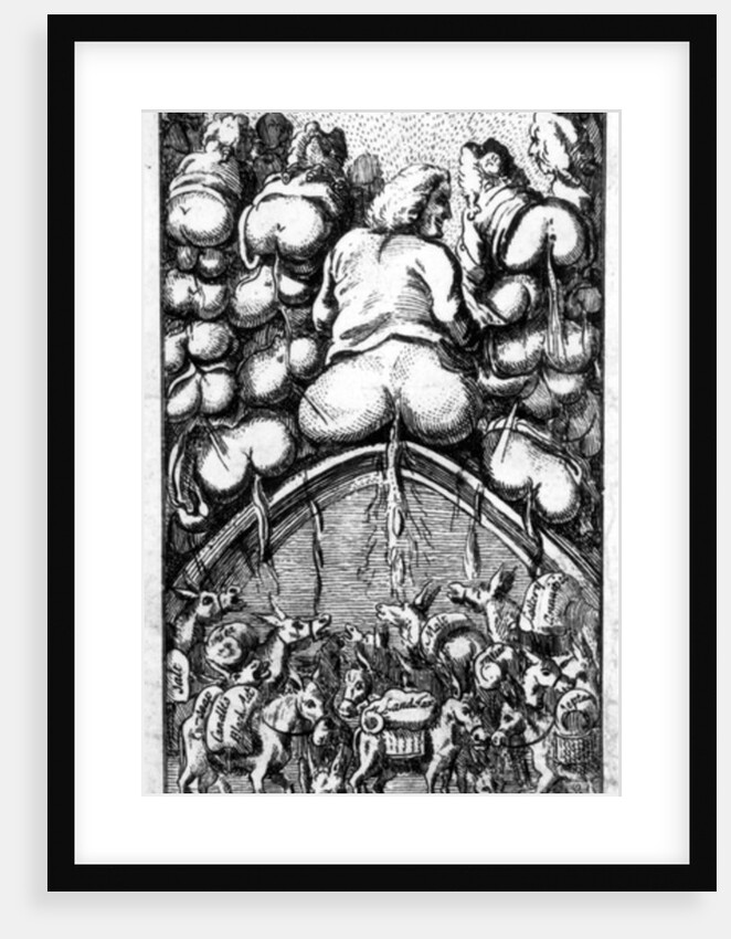 Broad Bottoms, 1745 by English School