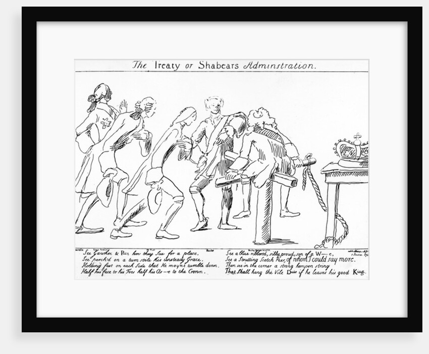 The Treaty or Shabears Administration, 1757 by English School