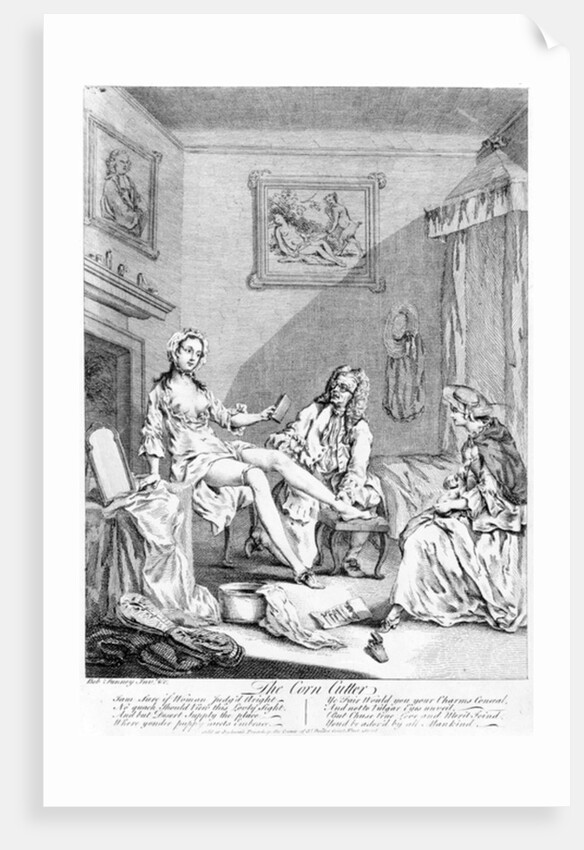 The Corn Cutter by Bob Funney, 1735-1765 by English School