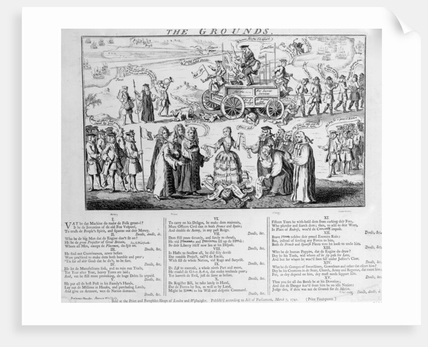 The Grounds, 1741 by English School