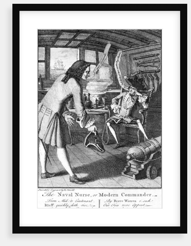 The Naval Nurse, or Modern Commander, 1750 by English School