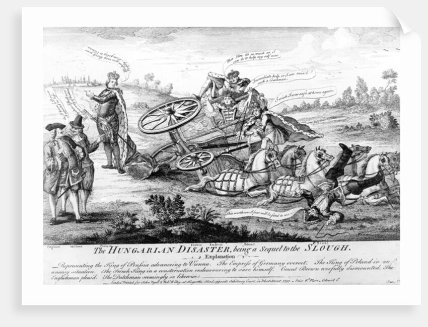 The Hungarian Disaster, being a sequel to the Slough, 1757 by English School