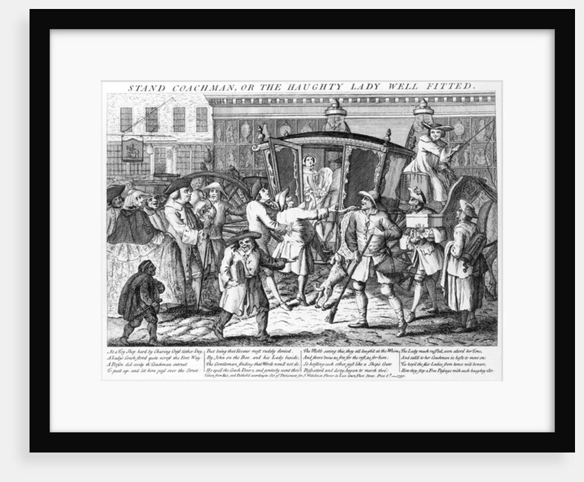 Stand Coachman or the Haughty Lady Well Fitted by English School