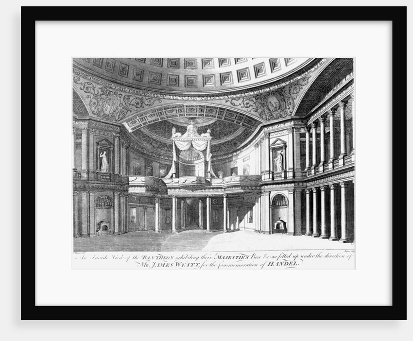 An inside view of the Pantheon, Oxford Street, London, 1784 by John Dixon