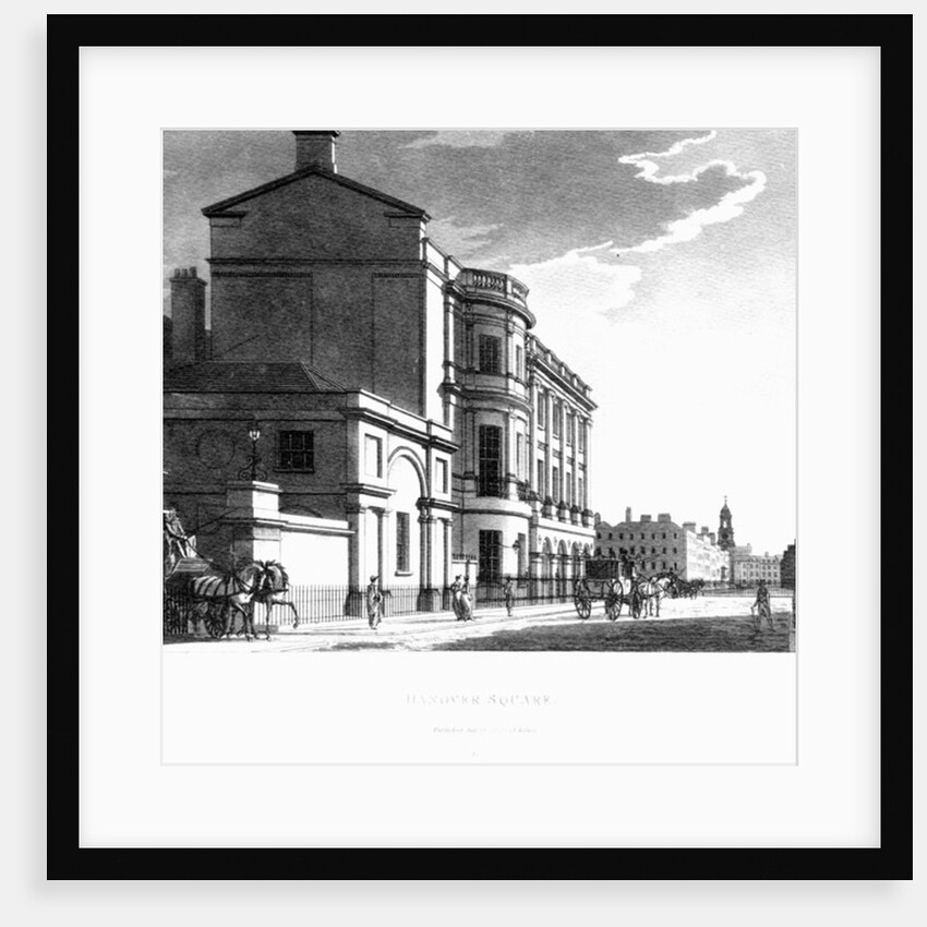 Hanover Square, 1800 by English School