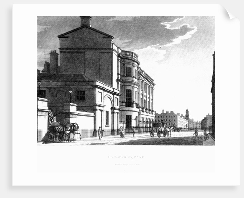 Hanover Square, 1800 by English School