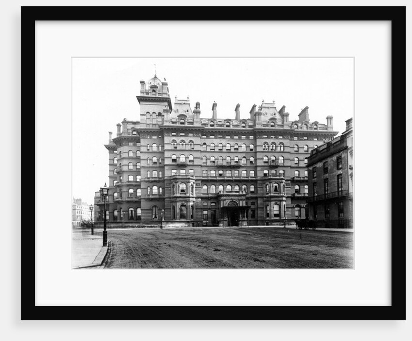 The Langham Hotel from Portland Place, 1896 by English School