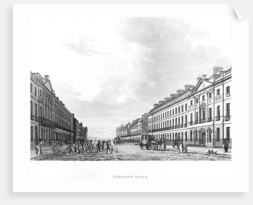 Portland Place, London, 1800 by English School