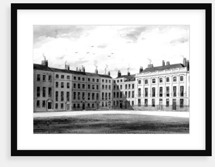 View of the North Side and East Side of Soho Square, 1854 by English School