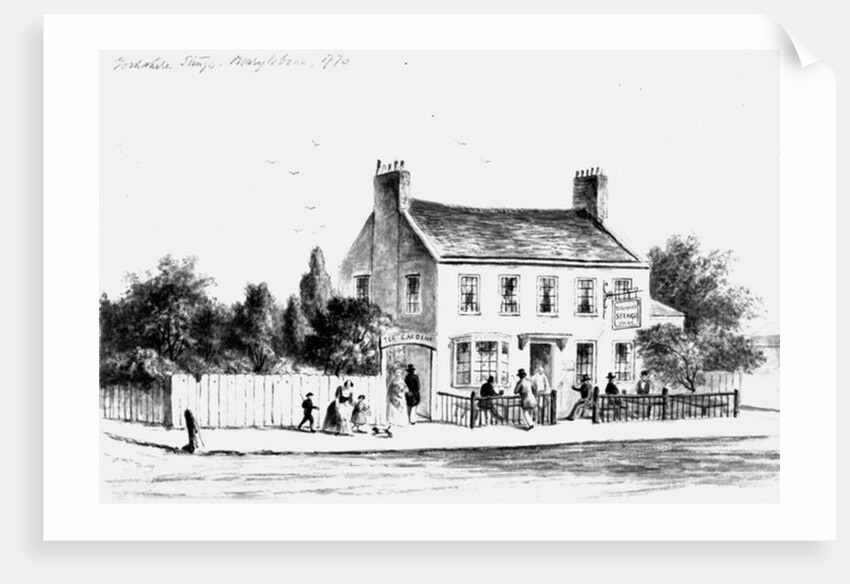 View of the Yorkshire Stingo Public House in Paddington, 1860-1859 by Thomas Hosmer Shepherd