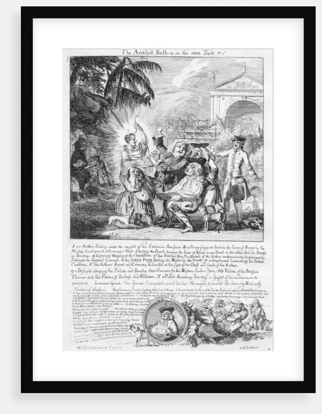 The Analyst Besh-n in his own Taste Pr.1s[hilling], 1753 by Paul Sandby
