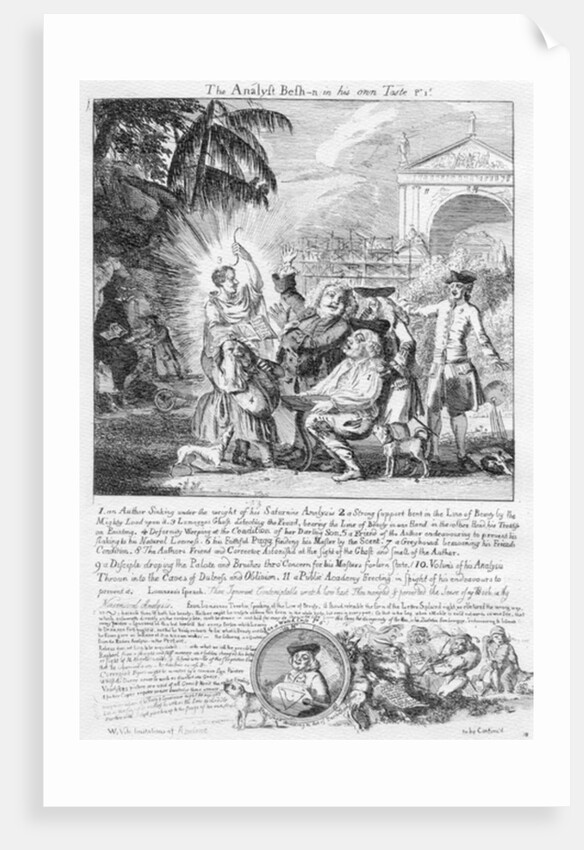 The Analyst Besh-n in his own Taste Pr.1s[hilling], 1753 by Paul Sandby