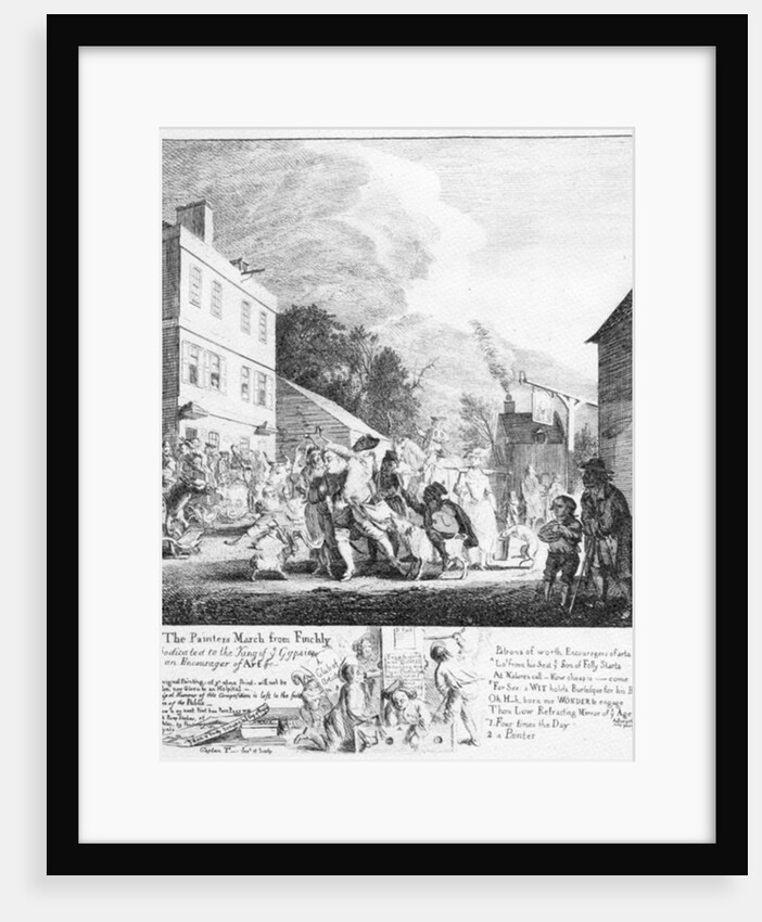 The Painter's March from Finchley, 1753 by Paul Sandby