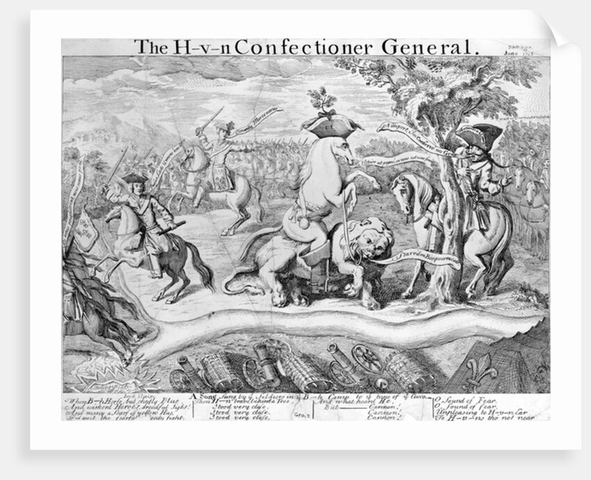 The H- V- N Confectioner General, c.1743 by English School