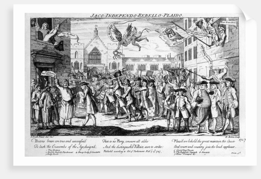 Jaco-Independo-Rebello-Plaido, after Henry Fielding, 1747 by English School