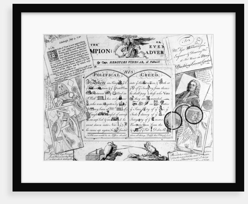 The Champion, or Evening Advertiser by Capt. Hercules Vinegar of Pall Mall, 1744 by George Bickham