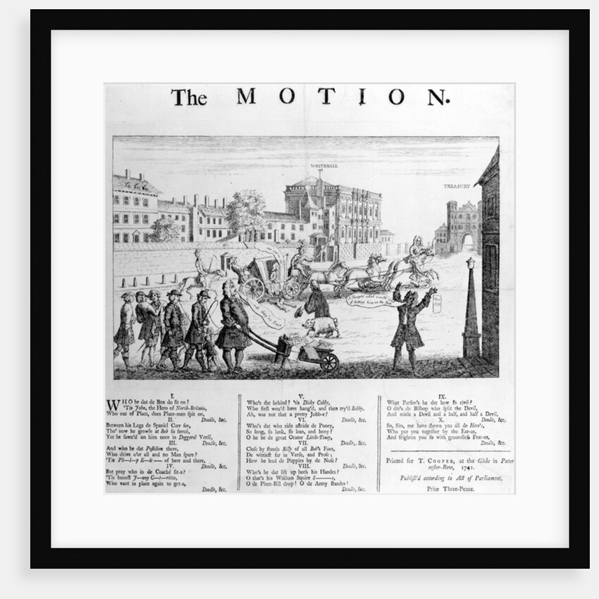 The Motion, 1741 by English School
