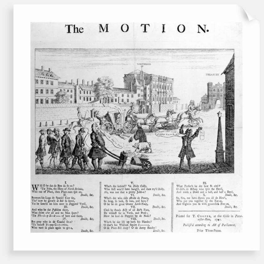 The Motion, 1741 by English School