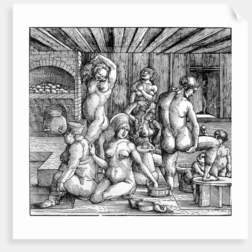The Women's Bath by Albrecht Dürer or Duerer