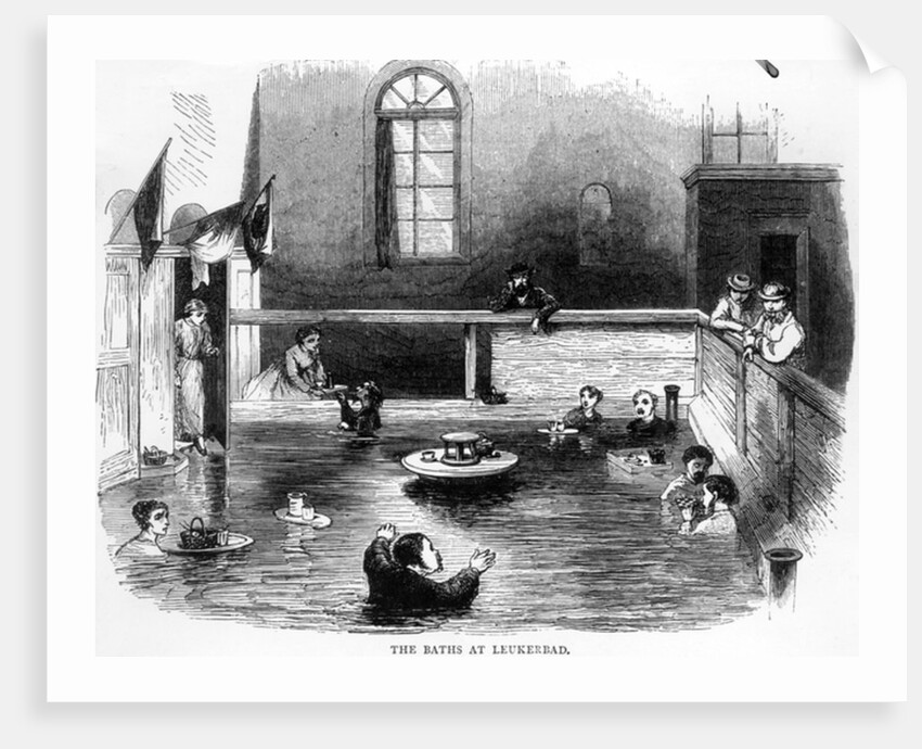 The Baths at Leukerbad by English School