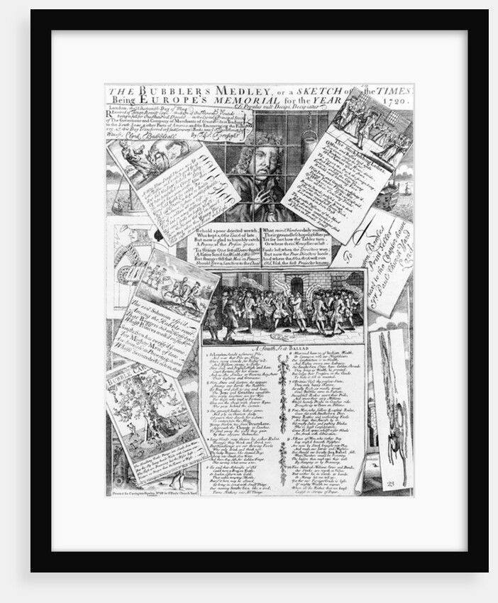 The Bubbler's Medley, or a Sketch of the Times: Being Europe's Memorial for the Year 1720 by Carington Bowles