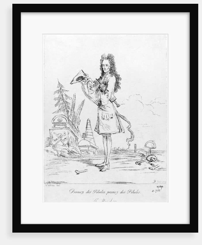 Prenez des pilules, prenez des pilules - Dr. Misabin, 1739 by Jean Antoine Watteau