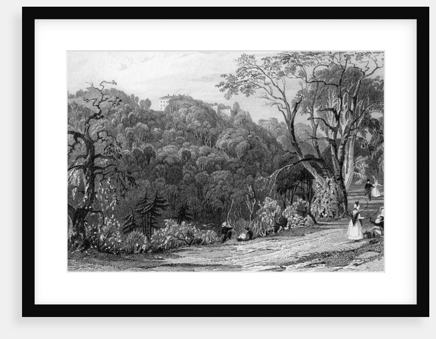 Castle Eden Hall, Durham, 1833 by Thomas Allom