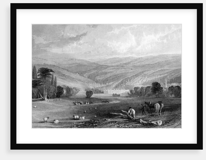 Gibside, County of Durham,1835 by Thomas Allom