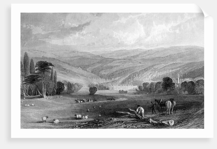Gibside, County of Durham,1835 by Thomas Allom