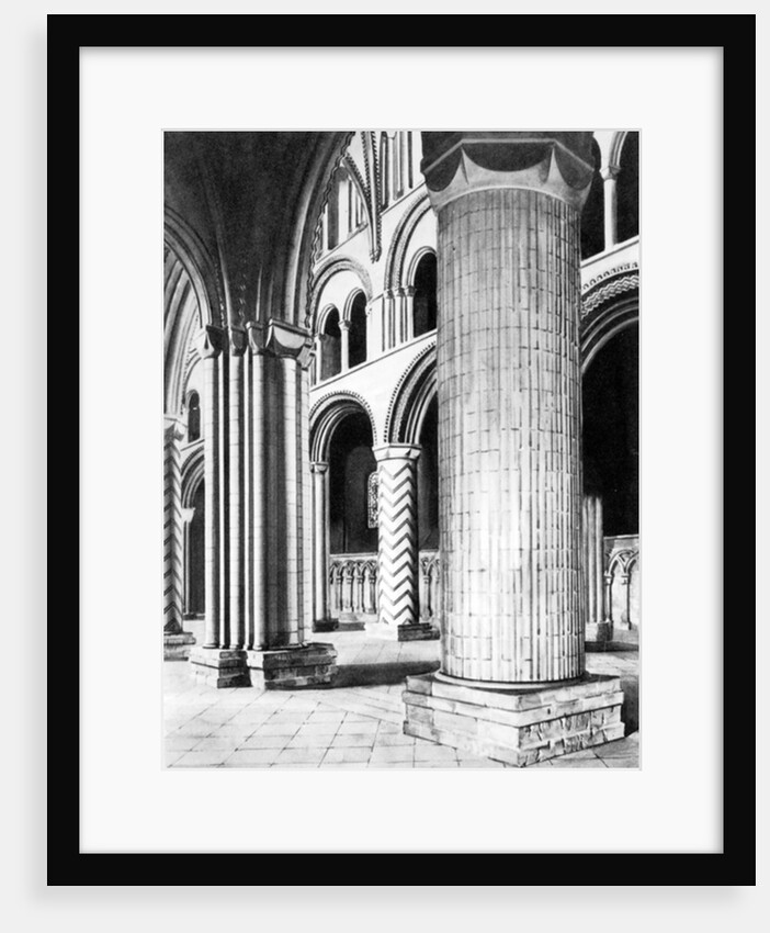 The Nave of Durham Cathedral, 19th Century by English School