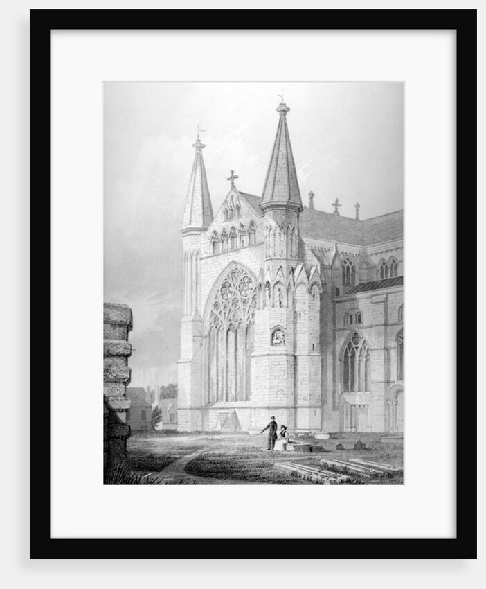 North End of Durham Cathedral, 1843 by English School