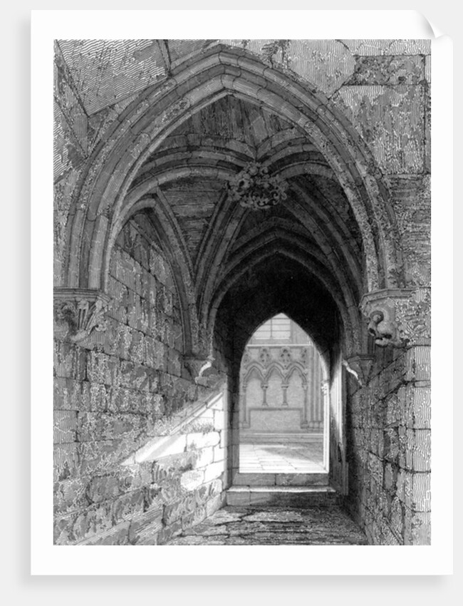 Durham Cathedral North End, 1843 by R.W. Billings