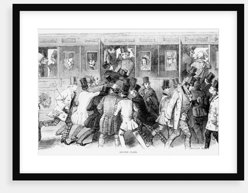 Epson Races 1847: The Railway - Second Class by English School
