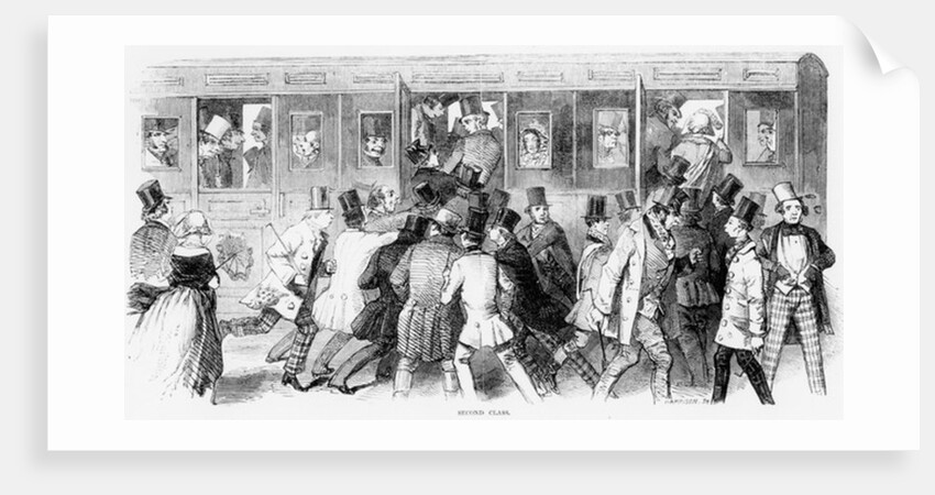 Epson Races 1847: The Railway - Second Class by English School