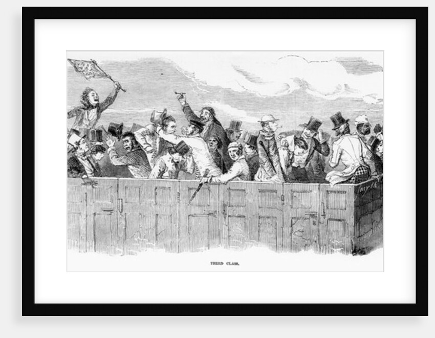 Epson Races 1847: The Railway - Third Class by English School