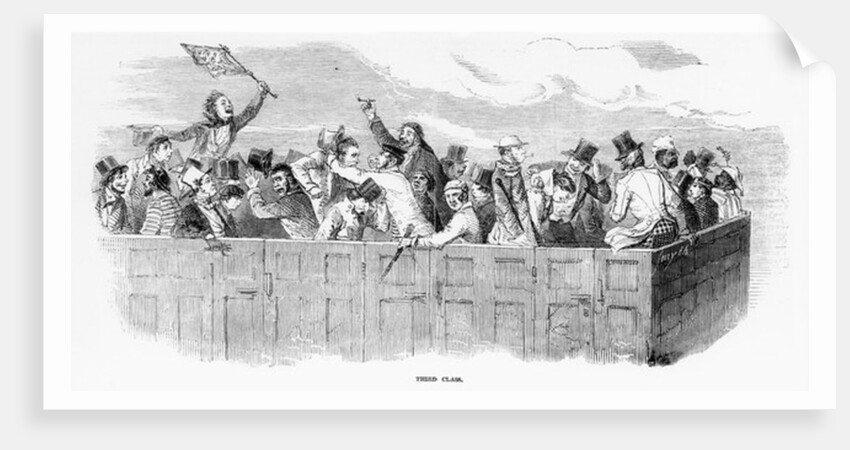Epson Races 1847: The Railway - Third Class by English School