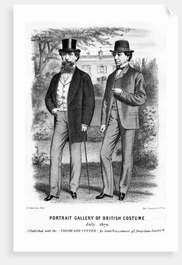 Charles Dickens and Benjamin Disraeli, 1870 by Anonymous