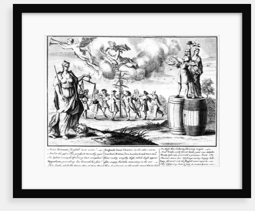 The Noble Stand, or the Glorious CCIII Sacred to their Immortal Honour down to posterity, c.1733 by English School