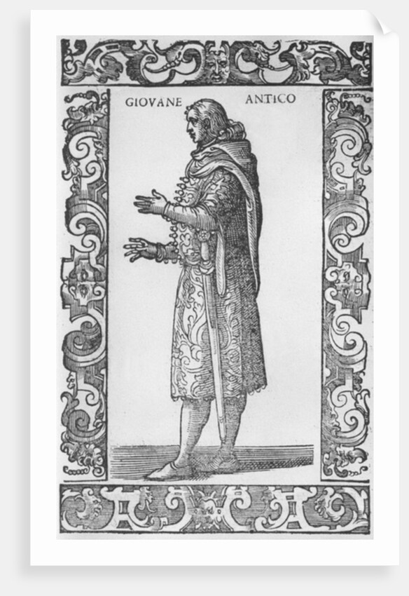 Young man in traditional dress, 1590 by Cesare Vecellio