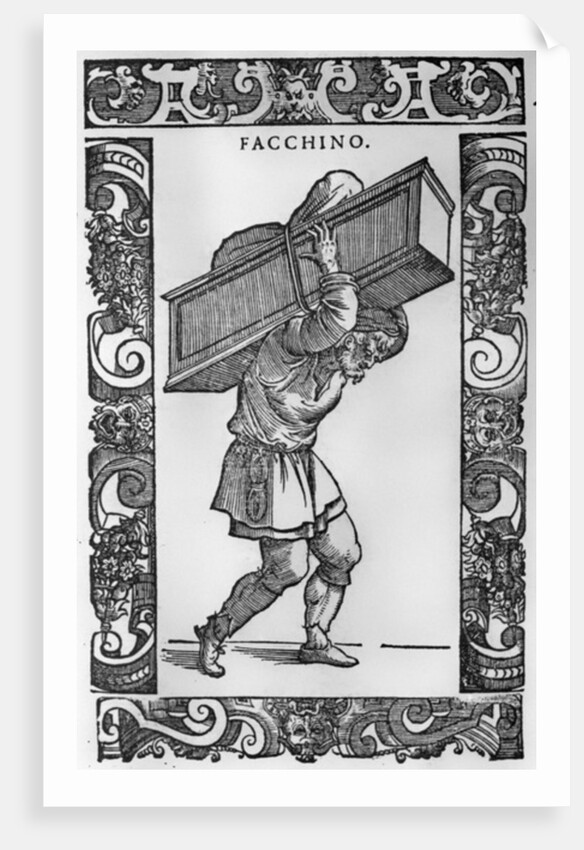 The Porter 'Il Facchino' by Cesare Vecellio