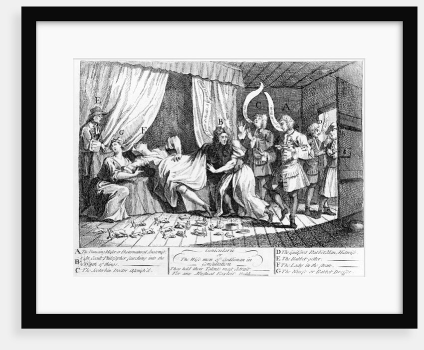 Cunicularii or the Wise Men of Godliman in Consultation, 1726 by William Hogarth